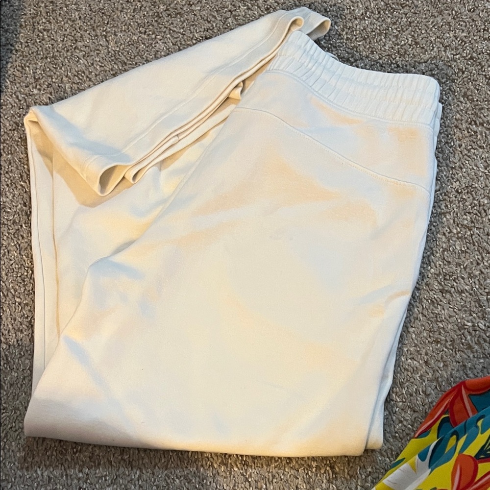 Cream Sweatpants